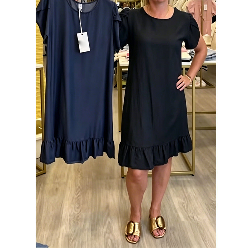 👗💙 Vestido jeans com babado feminino – conforto, estilo e elegância no dia a dia