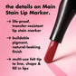 Lápis Labial Tinta e.l.f Main Stain - Cor Labial de Longa Duração para Definição Precisa dos Lábios (Acessório de Maquiagem para Beleza e Cuidados Pessoais)