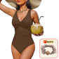 👙✨ Maiô feminino modelador com controle abdominal elegante e confortável