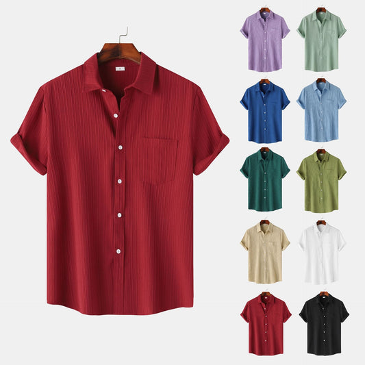 🎁HOT SALE- 49% OFF⏳Men's Linen Short Sleeve Shirt