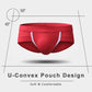 Men's Breathable U Convex Pouch Briefs