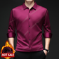 Men's Warm Striped Shirt with Comfort Fit