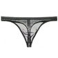 Men's Sexy Silk Mesh Bikini Thin Thong