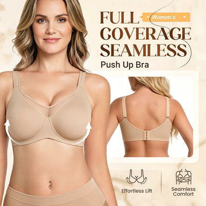 💆 Sutiã Plus Size Feminino Elegante, Transparente e Cobertura Total