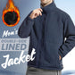 🎁(50 % rabat)🎄Herrejakke i dobbeltvevd fleece