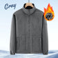 🎁(50 % rabat)🎄Herrejakke i dobbeltvevd fleece