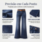 📢📢50% de desconto!! ⏰Calça jeans feminina estilo retrô boca de sino com bolsos