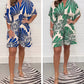 👗✨ Macacão feminino estampado fluido – elegante, leve e perfeito para o verão