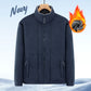 🎁(50 % rabat)🎄Herrejakke i dobbeltvevd fleece