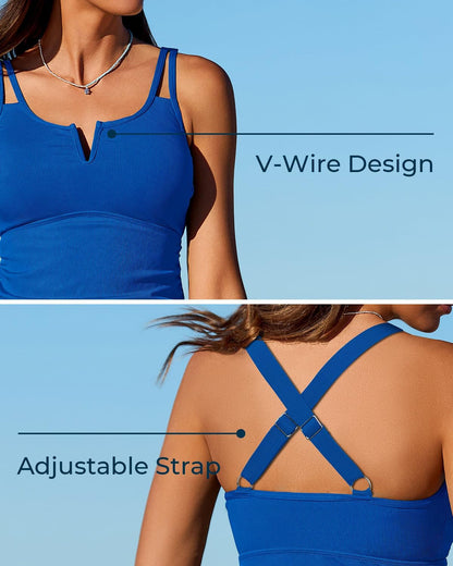 ✨👙 Tankini feminino 2 peças com controle de barriga – conforto e segurança no verão