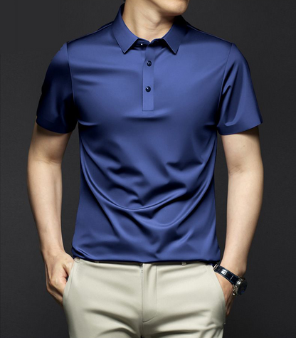 Men’s Trendy Casual Short Sleeve Lapel T-Shirt