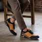 Sapatos masculinos leves e macios, sem cadarço.