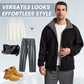 🎁(50 % rabat)🎄Herrejakke i dobbeltvevd fleece
