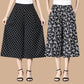 🔥Buy more Save more🔥Women's High Elastic Waist Pleated Chiffon Wide Leg Culottes