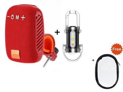 🚴‍♂️🎵 Caixa de som Bluetooth para bicicleta à prova d’água com suporte e som estéreo potente