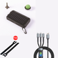 🔥 Carregador portátil solar de 10 000 mAh, carregador alimentado a energia solar com duas lanternas LED, carregador portátil para viagens e acampamentos