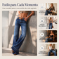 📢📢50% de desconto!! ⏰Calça jeans feminina estilo retrô boca de sino com bolsos