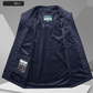 ⏰Promoção por tempo limitado: 49% de desconto🔥🧥Jaqueta sem mangas oversized masculina com bolsos