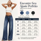 📢📢50% de desconto!! ⏰Calça jeans feminina estilo retrô boca de sino com bolsos
