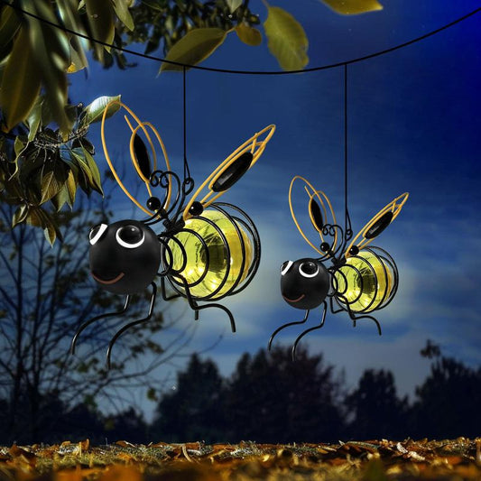 🐝Utendørs hengende solcellelampe - perfekt gave til planteelskere, mødre eller bokstavelig talt alle som Smiles❤️