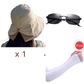 👒☀️ Chapéu feminino de aba larga proteção solar UV elegante e dobrável