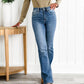 🍂Calça jeans bootcut com controle de barriga, o Santo Graal👖