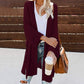 🔥40% Off🔥Women's Solid Color Knitted Long Cardigan✨Buy 2 Free Shipping✨