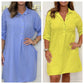 🔥HOT SALE-49% OFF💝Women’s Summer Plus Size Shirt Dress