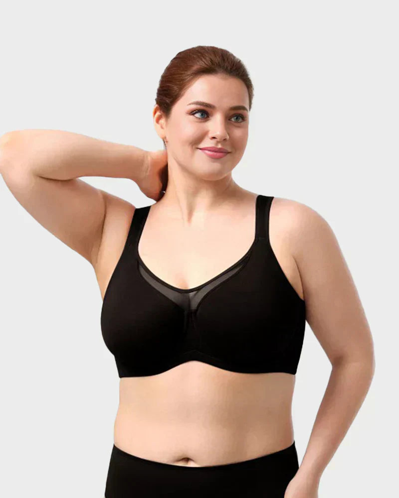 💆 Sutiã Plus Size Feminino Elegante, Transparente e Cobertura Total