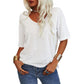 🎀Hot Sale -50% Off👚Women's Solid Color V-Neck T-shirt