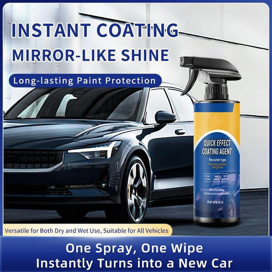 🚗✨ Cera automotiva spray 3 em 1 – brilho espelhado sem lavagem