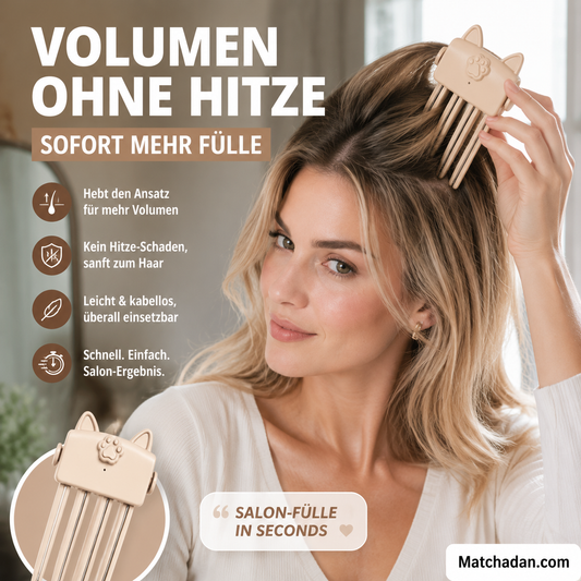 🔥 50% de desconto – Presilha para volume na raiz – Volume instantâneo sem calor, sem marcas, leve e confortável 💁‍♀️
