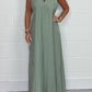 Women's Flowy T-Back Maxi Dress