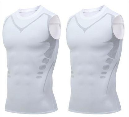 🥳PROMOÇÃO IMPERDÍVEL DE 2026🥳💞MAIS DE 50 MIL VENDIDOS!🛡️💎 50% DE DESCONTO! Colete Modelador Iônico – Compressão refrescante, suaviza a barriga e os flancos. Invisível sob as camisetas.💪✨