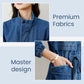 [Best Gift For Her] Women's Zipper Windproof Denim Jacket