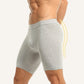 Men's Mid-Waist Stretch Sports Flat Briefs