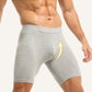 Men's Mid-Waist Stretch Sports Flat Briefs