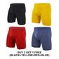 Men's Mid-Waist Stretch Sports Flat Briefs