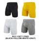 Men's Mid-Waist Stretch Sports Flat Briefs