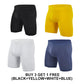 Men's Mid-Waist Stretch Sports Flat Briefs