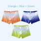 3D Quick-dry Breathable Ice Silk Gradient Color Briefs for Men