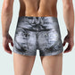 Men's Faux Denim Printed Cotton Boxer Briefs