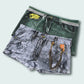 Men's Faux Denim Printed Cotton Boxer Briefs