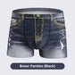 Men's Creative Denim Look Underpants