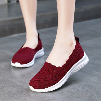 Women's Knit Slip on Loafers