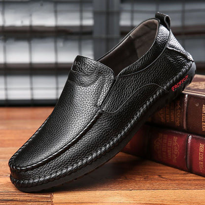 Men's Casual Breathable Soft Leather Shoes