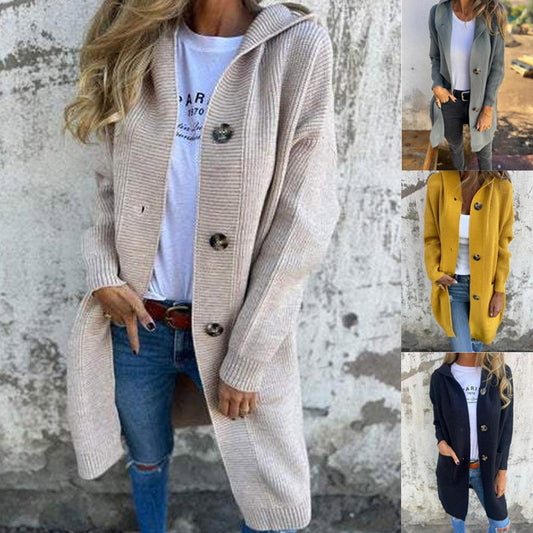 FREE SHIPPING🌸Button-down cardigan with hood for women