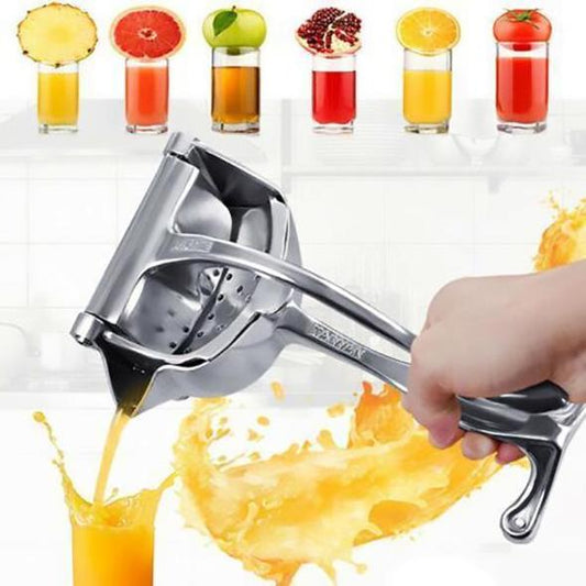 🍹 Espremedor de Frutas Manual em Aço Inoxidável – Suco Fresco, Saudável e Fácil de Preparar