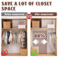 🧳✨ Sacos de Armazenamento a Vácuo para Cabide – Economize Espaço e Mantenha Suas Roupas Organizadas com Facilidade 💼🌟