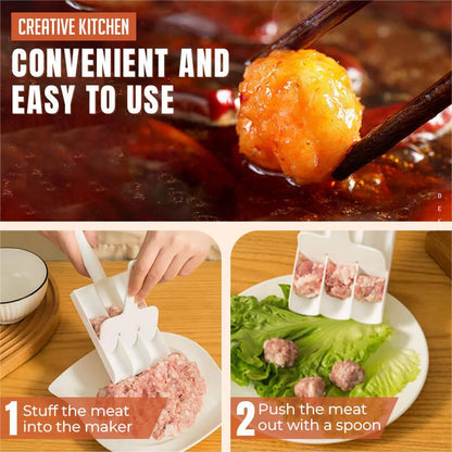 🔥Compre 2 Leve 1 Grátis🔥 Modelador de Três Almôndegas Criativo para Cozinha